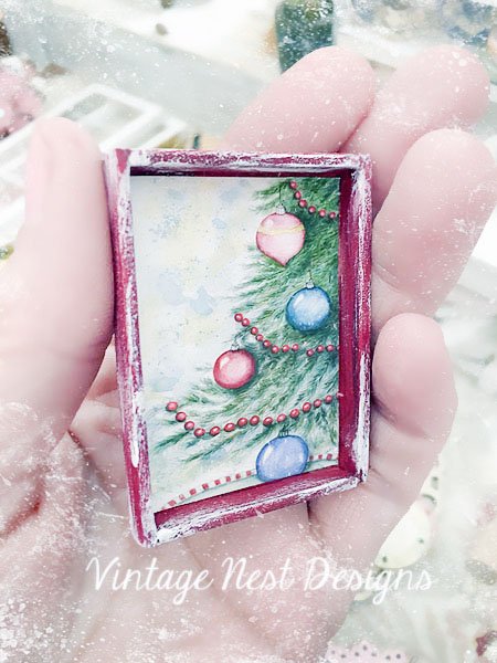 Christmas Scene No.2:1 Dollhouse Miniature Handmade image 3