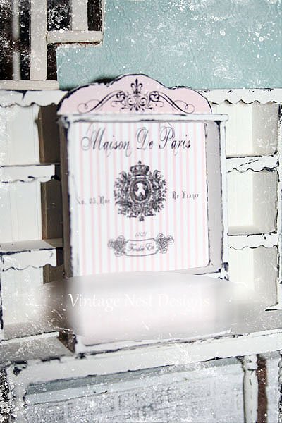 Shelf No.8 Dollhouse Miniature Handmade image 0