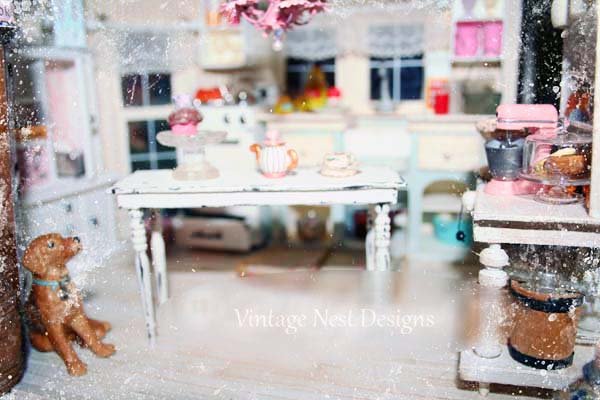 Table & Shelf No.1 Dollhouse Miniature Handmade image 7