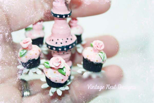 Chandelier No.3 Dollhouse Miniature Handmade image 1