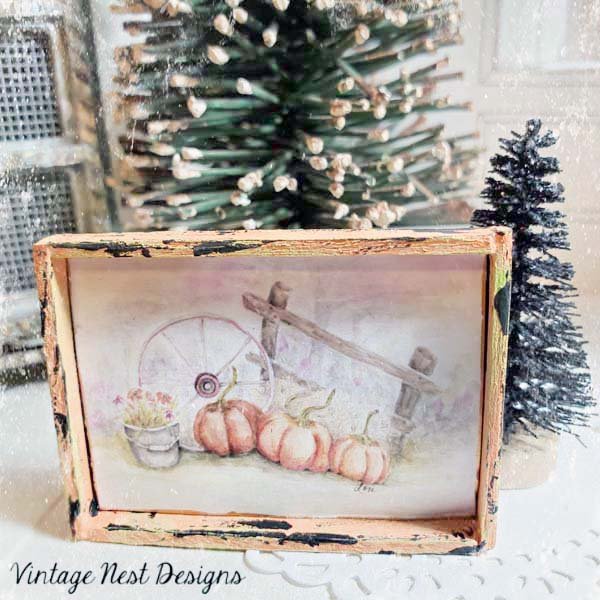 Pumpkin Patch No.3:1 Dollhouse Miniature Handmade image 2