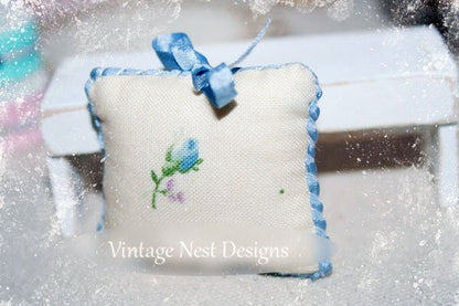 Pillow No.12 Dollhouse Miniature Handmade image 0