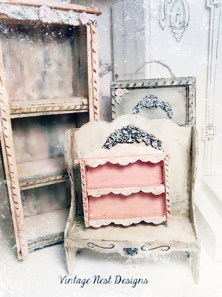 Shelf No.66 Dollhouse Miniature Handmade image 1