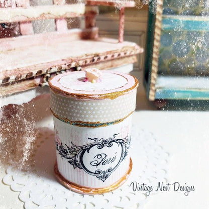 Box No.88 Dollhouse Miniature Handmade image 1