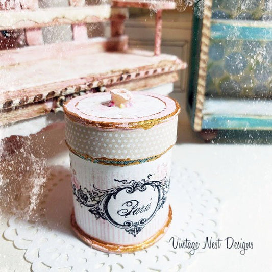 Box No.88 Dollhouse Miniature Handmade image 1