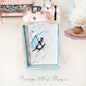 Winter Snowbirds No.1:1 Dollhouse Miniature Handmade Wooden Framed Art image 0