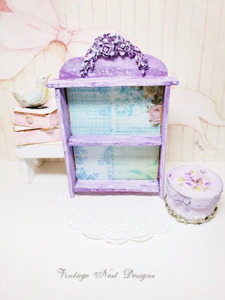 Shelf No.97 Dollhouse Miniature Handmade image 0