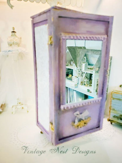 Amoire Wardrobe No.2 Dollhouse Miniature Handmade image 5