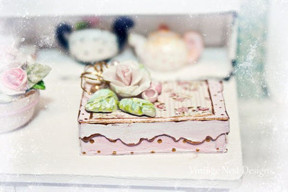 Box No.19 Dollhouse Miniature Handmade image 2