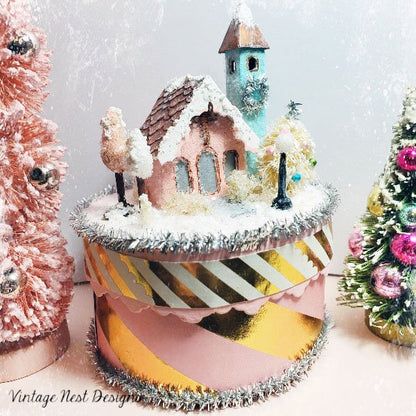 Christmas Church No.1 Handmade Miniature image 7