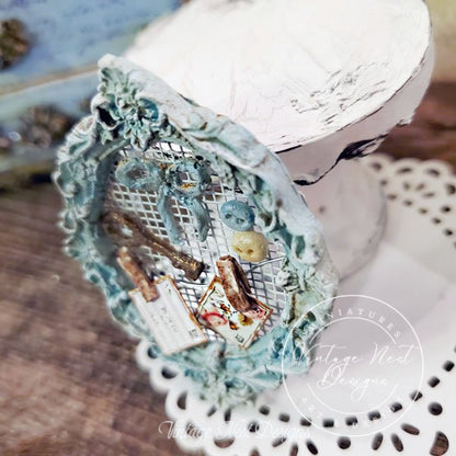 Frame Montage No.1 Dollhouse Miniature Handmade image 3