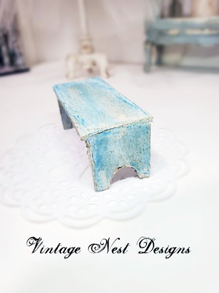 Bench No.18 Dollhouse Miniature Handmade image 2