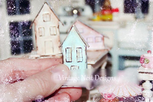 Putz Houses No.3 Handmade Miniatures image 1