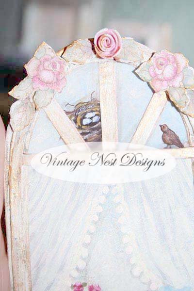 Faux Window No.3:1 Dollhouse Miniature Handmade image 1