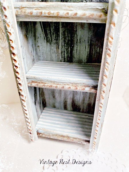 Old Heirloom Cabinet No.62 Dollhouse Miniature Handmade image 2