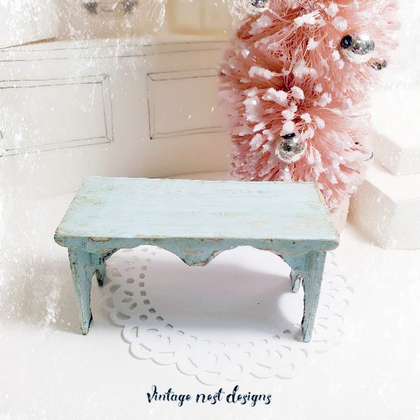Bench No.7 Dollhouse Miniature Handmade image 0