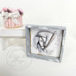 Andalusian Horse No.1:2 Dollhouse Miniature Handmade Wooden Framed Art image 0