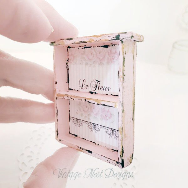 Shelf No.76 Dollhouse Miniature Handmade image 2