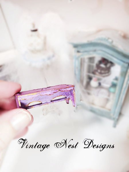 Bench No.16 Dollhouse Miniature Handmade image 3