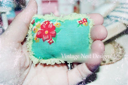 Pillow No.18 Dollhouse Miniature Handmade image 2