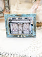 French Dress Shop No.5:1 Dollhouse Miniature Handmade Wooden Framed Art image 0