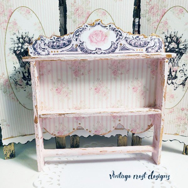 Shelf No.70 Dollhouse Miniature Handmade image 0