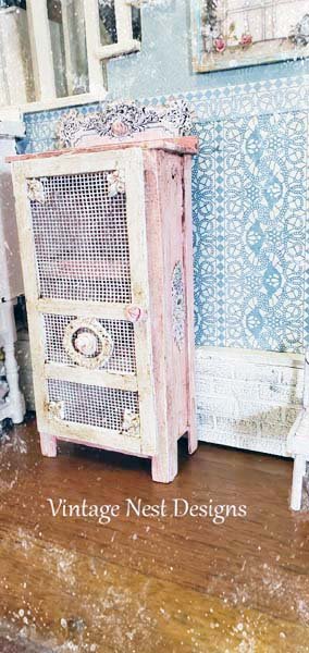 Cabinet No.55 Dollhouse Miniature Handmade image 2
