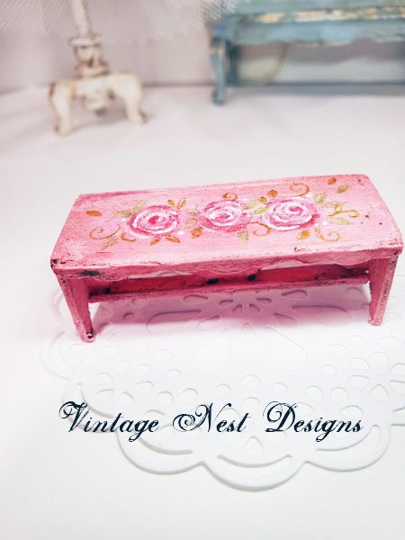Bench No.21 Dollhouse Miniature Handmade image 4