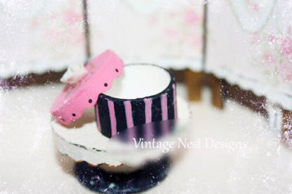 Box No.18 Dollhouse Miniature Handmade image 1