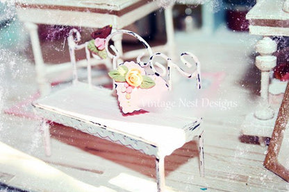 Bench No.6 Dollhouse Miniature Handmade image 2