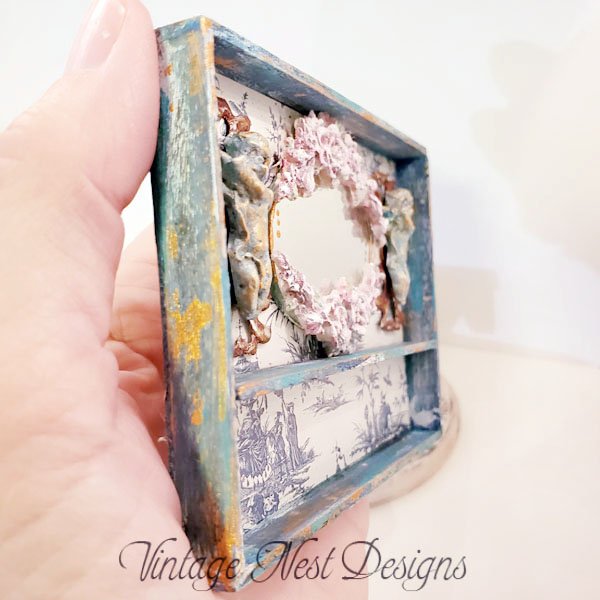 Cabinet Shelf No.75 Dollhouse Miniature Handmade image 4