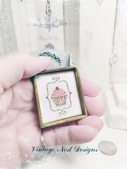Cupcake No.41 Dollhouse Miniature Handmade image 4