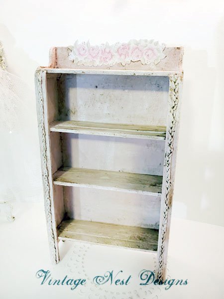 Wooden Cabinet No.88 Dollhouse Miniature Handmade image 0