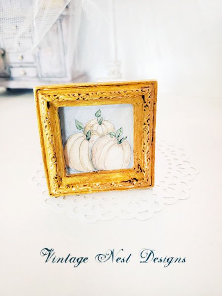 Pumpkins No.1:2 Dollhouse Miniature Handmade image 0
