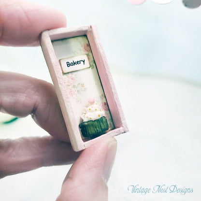 Bakery Cupcake No.42 Dollhouse Miniature Handmade image 2