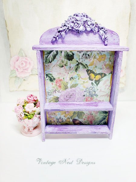 Shelf No.95 Dollhouse Miniature Handmade image 1
