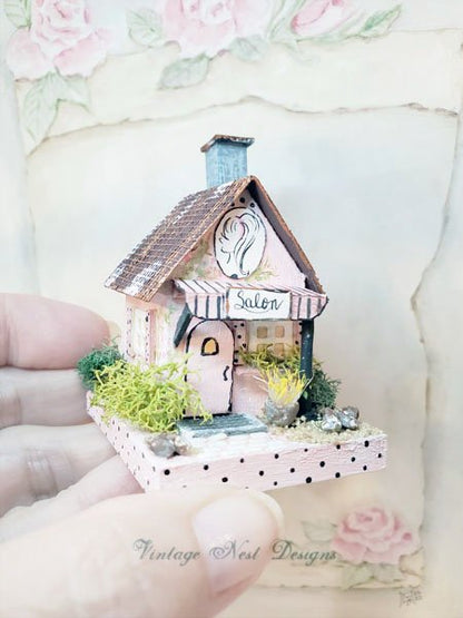 Putz House No.37 Salon Handmade Miniature image 5