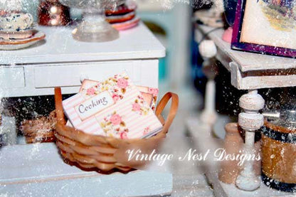 Shabby Chic Books No.10 Handmade for Dollhouse image 1