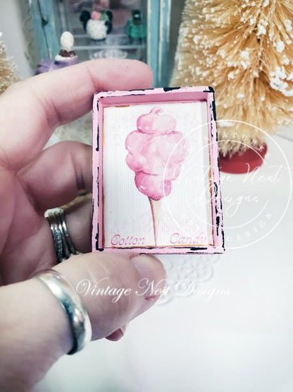 Cotton Candy No.2:1 Dollhouse Miniature Handmade image 1