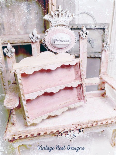 Cabinet Shelf No.62 Dollhouse Miniature Handmade image 0