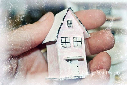 Putz House No.5 Handmade Miniature image 3