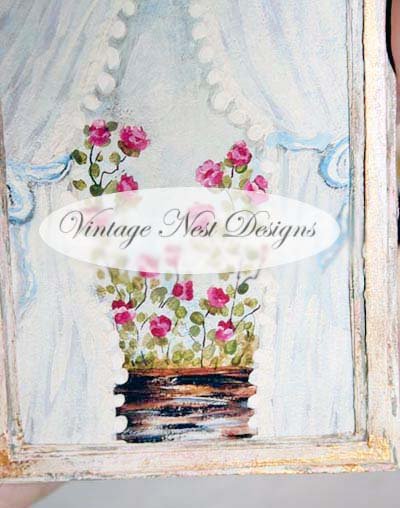 Faux Window No.3:1 Dollhouse Miniature Handmade image 3