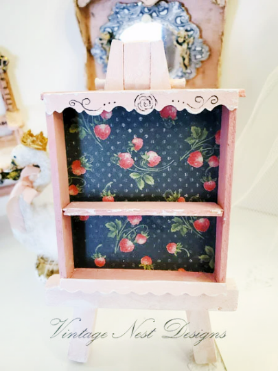 Cabinet Shelf No.105 Dollhouse Miniature Handmade image 0