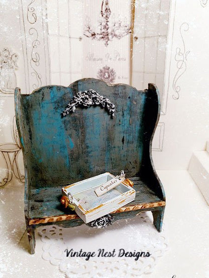 Cupcake Box No.1 Dollhouse Miniature Handmade image 0
