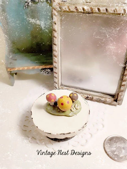 Mushrooms No.1 Dollhouse Miniature Handmade image 0