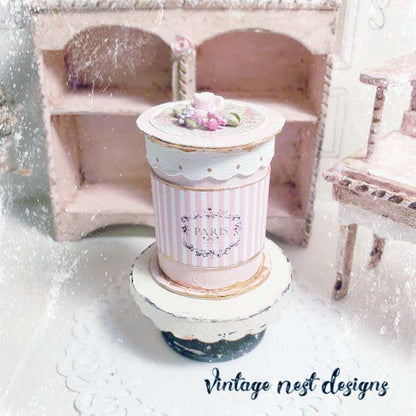 Box No.79 Paris Dollhouse Miniature Handmade image 0