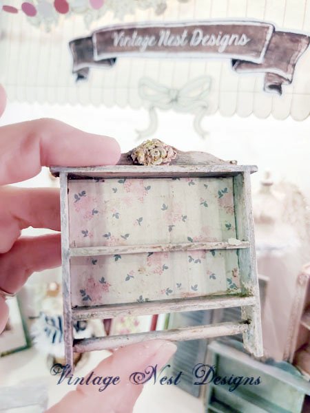 Shelf No.88 Dollhouse Miniature Handmade image 1