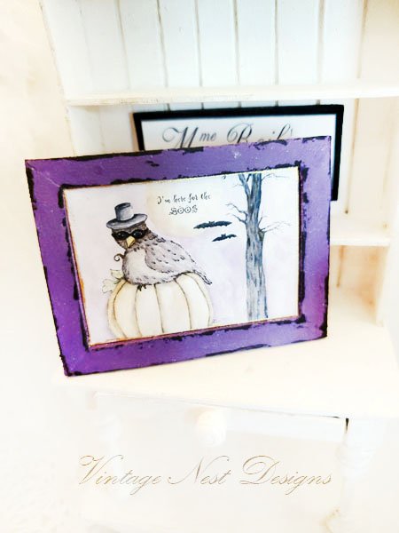 Here for the Boos No.1:3 Dollhouse Miniature Handmade Wooden Framed image 1