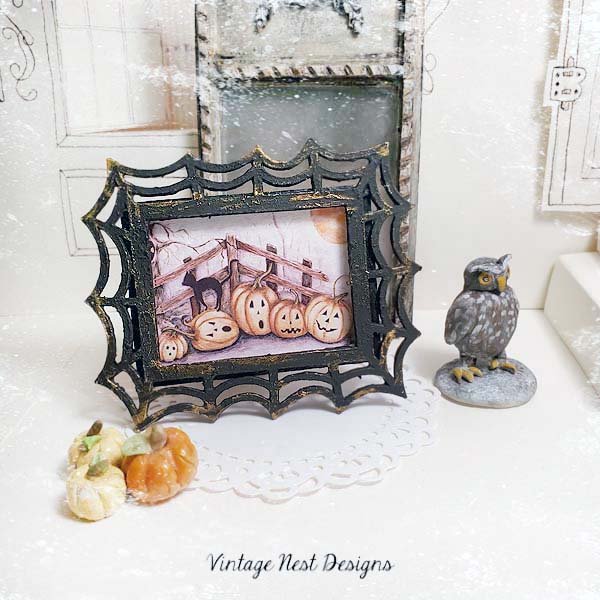 Halloween Pumpkins No.6:1 Dollhouse Miniature Handmade image 0