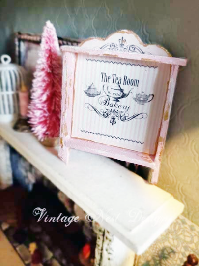Cabinet Shelf No.99 Dollhouse Miniature Handmade image 2